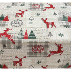 ΧΡΙΣΤΟΥΓΕΝΝΙΑΤΙΚΟ ΤΡΑΠΕΖΟΜΑΝΤΗΛΟ ΛΙΝΟ RUDOLPH LINEAHOME LH2025972-2