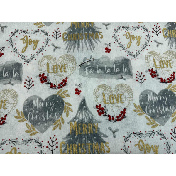 ΧΡΙΣΤΟΥΓΕΝΝΙΑΤΙΚΟ ΚΑΡΕ  ΛΙΝΟ LOVE CHRISTMAS 100Χ100 LINEAHOME LH2025977