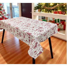 ΧΡΙΣΤΟΥΓΕΝΝΙΑΤΙΚΟ ΤΡΑΠΕΖΟΜΑΝΤΗΛΟ ΛΙΝΟ RED TREE LINEAHOME LH2025978-1