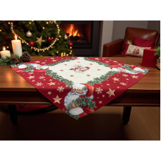 ΧΡΙΣΤΟΥΓΕΝΙΑΤΙΚΟ ΚΑΡΕ ΣΤΟΦΑ ΙΣΠΑΝΙΑΣ SANTA 90Χ90 LINEAHOME LH2025981-2