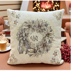 ΧΡΙΣΤΟΥΓΕΝΝΙΑΤΙΚΗ ΜΑΞΙΛΑΡΟΘΗΚΗ  TINSEL NO ΧΡΥΣΑΦΙ 45Χ45 LINEAHOME LH2025993-1