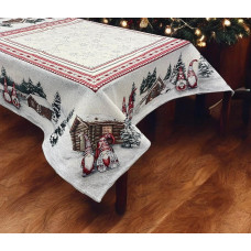 ΧΡΙΣΤΟΥΓΕΝΝΙΑΤΙΚΟ ΤΡΑΠΕΖΟΜΑΝΤΗΛΟ ΣΤΟΦΑ ΙΣΠΑΝΙΑΣ MINI SANTA ΑΠΟ 140X140 LINEAHOME LH2037252-1