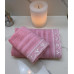 ΣΕΤ ΠΕΤΣΕΤΕΣ 2ΤΜΧ ΜΕ ΔΑΝΤΕΛΑ DUSTY PINK ΣΕ ΚΟΥΤΙ 50Χ90+70Χ140 LINEAHOME LH2025131-1