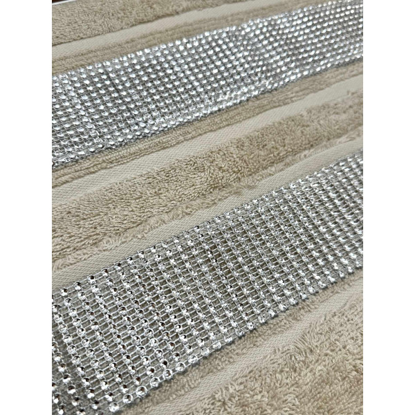 ΣΕΤ ΠΕΤΣΕΤΕΣ 2ΤΜΧ ΜΕ ΣΤΡΑΣ LINE ΜΠΕΖ  ΣΕ ΚΟΥΤΙ 50Χ90+70Χ140 LINEAHOME LH202516-1