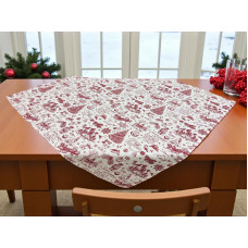 ΧΡΙΣΤΟΥΓΕΝΝΙΑΤΙΚΟ ΚΑΡΕ  ΛΙΝΟ RED TREE 100Χ100 LINEAHOME LH2025998