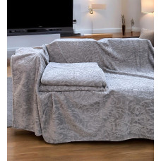 Αντιολισθητικό ριχτάρι γούνινο  σετ 3τμχ. rossa γκρι LINEAHOME LH2021909