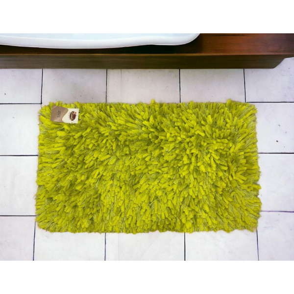 ΠΑΤΑΚΙ SHAGGY IBIZA  LIME 50Χ80 LINEAHOME 50X80 LH2044016-1