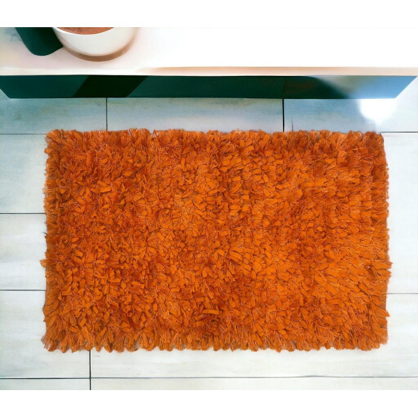 ΠΑΤΑΚΙ  SHAGGY ΙΒΙΖΑ ΠΟΡΤΟΚΑΛΙ  50Χ80 LINEAHOME 50X80 LH2044051