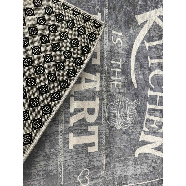 ΔΙΑΔΡΟΜΟΣ ΑΝΤΙΟΛΙΣΘΗΤΙΚΟΣ 29610 KITCHEN  ΓΚΡΙ LINEAHOME 75X200 LH2026109-1