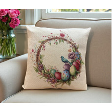 ΜΑΞΙΛΑΡΟΘΗΚΗ ΣΤΟΦΑ ΙΣΠΑΝΙΑΣ  ΠΑΣΧΑΛΙΝΟ EASTERN FLORAL LINEAHOME LH2026425