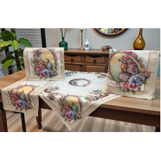 ΣΤΟΦΑ ΙΣΠΑΝΙΑΣ ΠΑΣΧΑΛΙΝΟ EASTERN LIGHTS ΣΕΤ 4ΤΜΧ ΚΑΡΕ 90Χ90 ΤΡΑΒΕΡΣΑ 4 LINEAHOME LH2026429-2