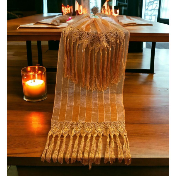 ΤΡΑΒΕΡΣΑ ΚΕΝΤΗΜΕΝΗ ΜΕ ΔΕΣΙΜΟ ELIXIR ΠΟΡΤΟΚΑΛΙ 55x200 LINEAHOME LH2064019-1