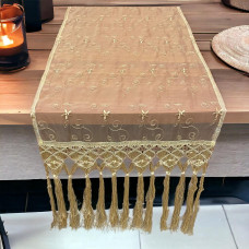 ΤΡΑΒΕΡΣΑ ΚΕΝΤΗΜΕΝΗ ΜΕ ΔΕΣΙΜΟ FIORE ΧΡΥΣΑΦΙ 55x200 LINEAHOME LH2064021-1