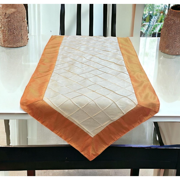 ΤΡΑΒΕΡΣΑ ΤΑΦΤΑΣ ΜΕ ΦΑΣΑ ΜΠΕΖ - ΠΟΡΤΟΚΑΛΙ 50Χ170 LINEAHOME LH2064981-2