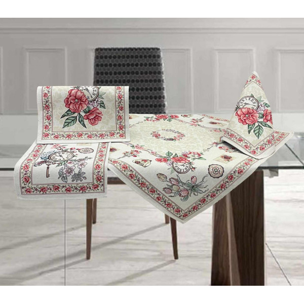 ΣΕΤ 5ΤΜΧ ΚΑΡΕ ΣΤΟΦΑ ΔΑΜΑΣΚΟ ΙΣΠΑΝΙΑΣ   RETRO LINEAHOME LH2024028