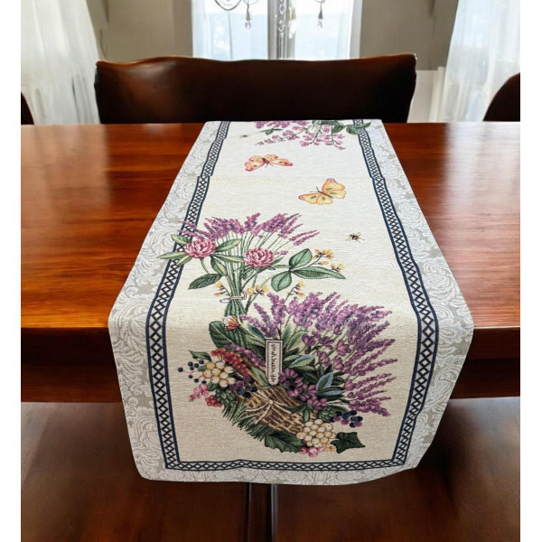 ΤΡΑΒΕΡΣΑ ΣΤΟΦΑ ΙΣΠΑΝΙΑΣ ΔΑΜΑΣΚΟ LEVANTE  45Χ140 LINEAHOME LH2025104-2