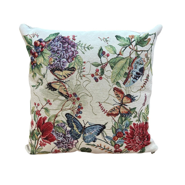 ΜΑΞΙΛΑΡΟΘΗΚΗ  ΣΤΟΦΑ ΔΑΜΑΣΚΟ ΙΣΠΑΝΙΑΣ   PAPPILION A 45Χ45 LINEAHOME LH2025843