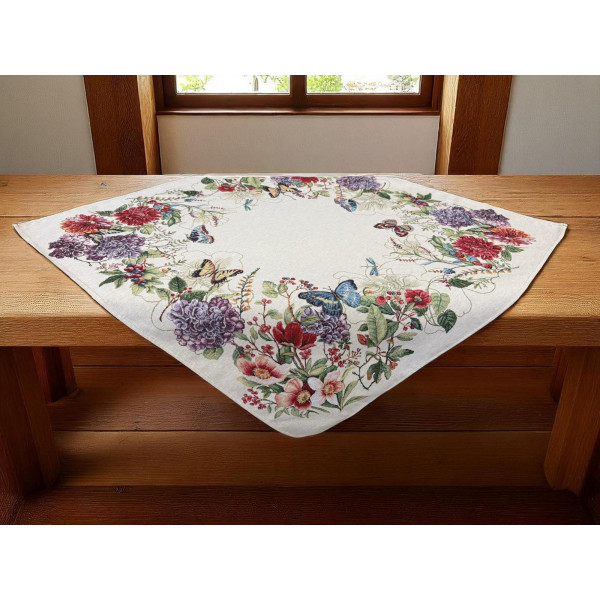 ΚΑΡΕ ΣΤΟΦΑ ΙΣΠΑΝΙΑΣ ΔΑΜΑΣΚΟ PAPPILION  90Χ90 LINEAHOME LH2025849