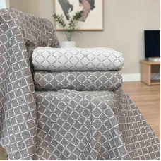 ΡΙΧΤΑΡΙ ΒΑΜΒΑΚΕΡΟ GRANADA  MOKA ΑΠΟ 180Χ240 LINEAHOME LH2026217-4