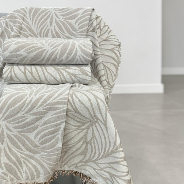 ΡΙΧΤΑΡΙ  ΒΑΜΒΑΚΕΡΟ OLEA MΠΕΖ ΑΠΟ 180X320 LINEAHOME LH2026172-4