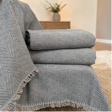 ΡΙΧΤΑΡΙ  ΒΑΜΒΑΚΕΡΟ ROW ΓΚΡΙ ΑΠΟ 180Χ240 LINEAHOME LH2026174-2