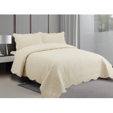 ΣΕΤ ΚΟΥΒΕΡΛΙ ΜΠΕΖ ΜΟΝΟΧΟΧΡΩΜΟ 220 × 240 cm + (1 )50 × 70 LINEAHOME LH2026192-2