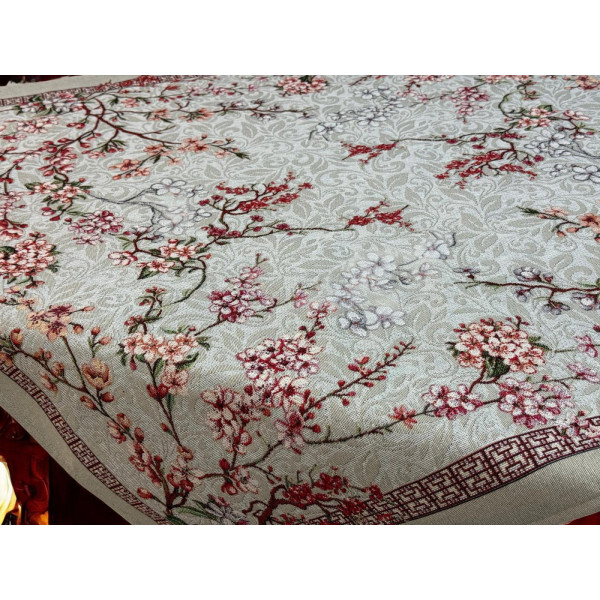 ΤΡΑΠΕΖΟΜΑΝΤΗΛΟ ΣΤΟΦΑ ΙΣΠΑΝΙΑΣ ΔΑΜΑΣΚΟ SONORA  140Χ140 LINEAHOME LH2025118