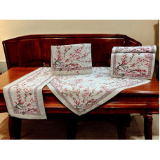 ΣΕΤ 5ΤΜΧ  ΣΤΟΦΑ ΙΣΠΑΝΙΑΣ ΔΑΜΑΣΚΟ SONORA ΤΡΑΠ/ΡΕ 140Χ140 ΚΑΡΕ 100Χ100 + ΤΡΑΒΕΡΣΑ  45Χ140 + LINEAHOME LH2025119