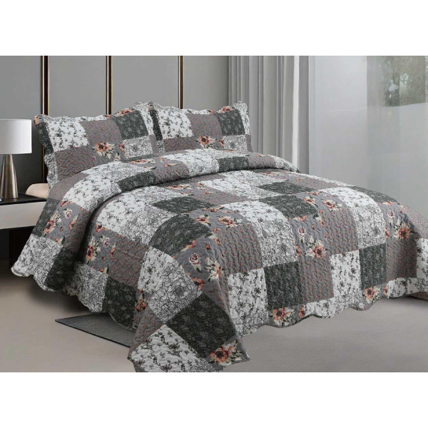 ΣΕΤ ΚΟΥΒΕΡΛΙ   ΣΕ015 220 × 240 cm + (1)50 × 70 LINEAHOME LH2026194-1