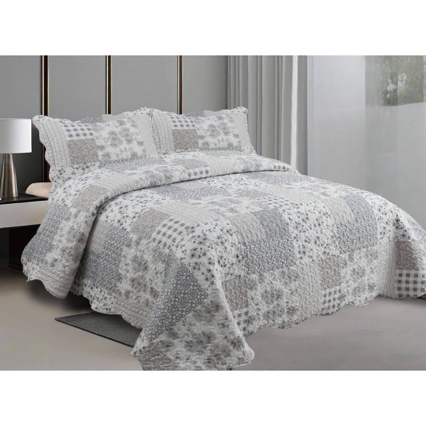 ΣΕΤ ΚΟΥΒΕΡΛΙ   ΣΕ026 220 × 240 cm + (2)50 × 70 LINEAHOME LH2026195-2