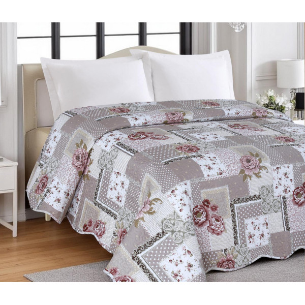 ΚΟΥΒΕΡΛΙ ΔΙΠΛΗΣ ΟΨΗΣ ΕΜΠΡΙΜΕ KE061 160Χ220 LINEAHOME LH2025359-1