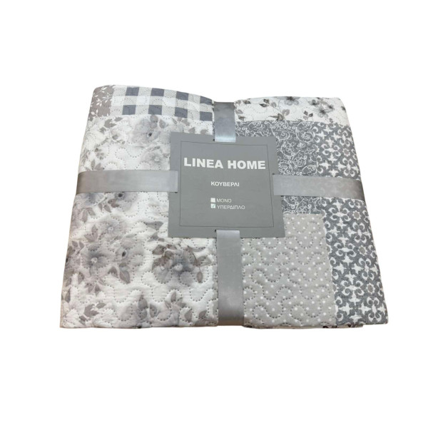 ΚΟΥΒΕΡΛΙ ΔΙΠΛΗΣ ΟΨΗΣ ΕΜΠΡΙΜΕ ΣΕ026 160X220 LINEAHOME LH2026286-1