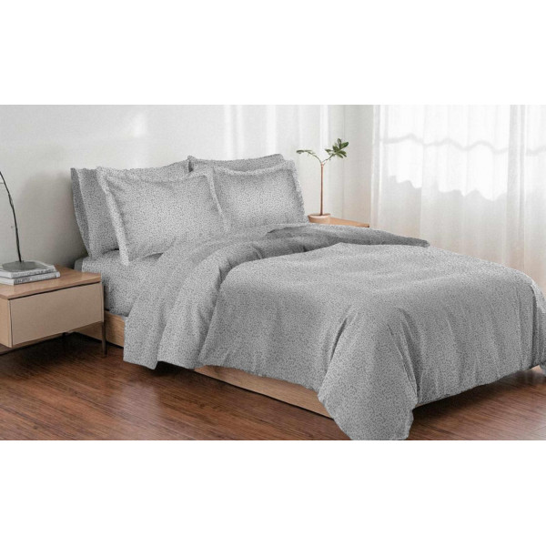 ΣΕΤ ΣΕΝΤΟΝΙΑ ΕΜΠΡΙΜΕ 262 ΔΙΠΛΑ ΓΚΡΙ 200x260 LINEAHOME LH4110259-1