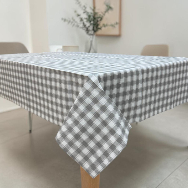 ΤΡΑΠΕΖΟΜΑΝΤΗΛΟ ΦΑΓΗΤΟΥ ΚΑΡΩ Ν5467 ΓΚΡΙ ΑΠΟ LINEAHOME LH2032196-2