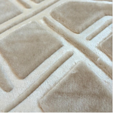 ΚΟΥΒΕΡΤΑ ΑΝΑΓΛΥΦΗ ΒΕΛΟΥΤΕ MELODY SILK TOUCΗ ΜΠΕΖ 160X220 LINEAHOME LH2026342-1