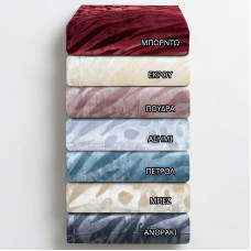 ΚΟΥΒΕΡΤΑ ΑΝΑΓΛΥΦΗ ΒΕΛΟΥΤΕ FORZA SILK TOUCΗ ΕΚΡΟΥ 220Χ240 LINEAHOME LH2026347-2