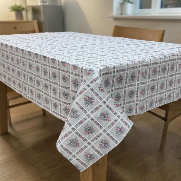 ΤΡΑΠΕΖΟΜΑΝΤΗΛΟ ΦΑΓΗΤΟΥ ΚΑΡΩ Ν2605 ΓΚΡΙ ΑΠΟ LINEAHOME LH2032197-4