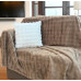 Αντιολισθητικό ριχτάρι rabbit fur  σετ 3τμχ. μοκα LINEAHOME LH2025041-2
