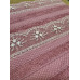 ΣΕΤ ΠΕΤΣΕΤΕΣ 2ΤΜΧ ΜΕ ΔΑΝΤΕΛΑ DUSTY PINK ΣΕ ΚΟΥΤΙ 50Χ90+70Χ140 LINEAHOME LH2025131-1
