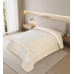 ΚΟΥΒΕΡΤΑ ΑΝΑΓΛΥΦΗ ΒΕΛΟΥΤΕ FORZA SILK TOUCΗ ΕΚΡΟΥ 220Χ240 LINEAHOME LH2026347-2