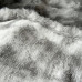 Αντιολισθητικό ριχτάρι γούνινο  σετ 3τμχ. Cloud γκρι LINEAHOME LH2026791