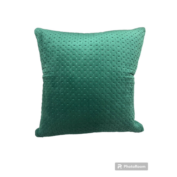 Μαξιλαροθήκη διακοσμητική 45Χ45cm βελουτέ emerald Μαξιλαροθήκη διακοσμητική 45Χ45cm βελουτέ emerald
