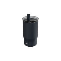 Quokka Ποτήρι Θερμός Ανοξείδωτο BPA Free 720ml Black με Καλαμάκι