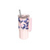 Quokka Handled Tumbler Θερμός Ανοξείδωτο BPA Free 720ml Blue Feather με Καλαμάκι και Λαβή
