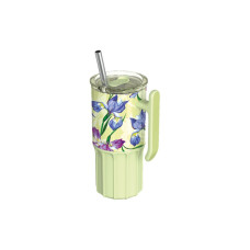  Quokka Handled Tumbler Θερμός Ανοξείδωτο BPA Free 720ml Green Tea με Καλαμάκι και Λαβή