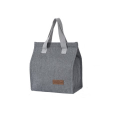 Tasty Ισοθερμικό Τσαντάκι Φαγητού Χειρός Γκρι Μ22,5 x Π13,5 x Υ25,5cm