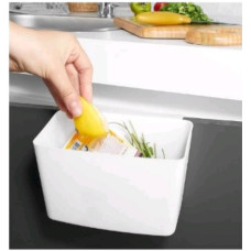 Καλάθι πλαστικό κρεμαστό λευκό 18x12x10 Sidi Home E-4231