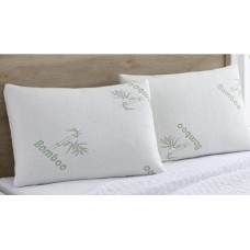 Μαξιλαροθήκη αδιάβροχη προστατευτική μπαμπού ζευγάρι 50X70