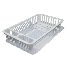 Πιατοθήκη πλαστική με δίσκο Truck 28X46cm λευκή