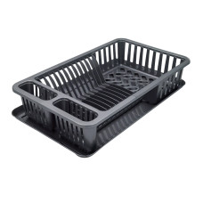 Πιατοθήκη πλαστική με δίσκο Truck 28X46cm γκρι